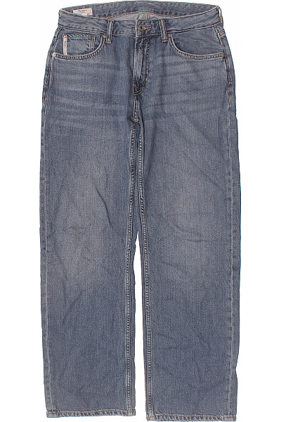 Pepe Jeans Dámské Modré Džíny Volné S Kapsami Klasické Vel. M