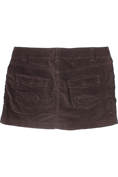 Esprit Dámská manšestrová mini sukně tmavě hnědá rovná Velikost 38 | Esprit | obrázek 2
