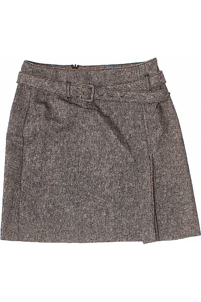 COMMA Dámská kostkovaná sukně s páskem do divadla podzimní elegantní krátká Vel. 34 | COMMA | obrázek 2