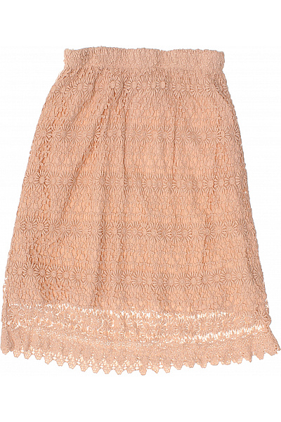 ZARA Dámské bavlněné letní midi sukně květinová romantická růžová Velikost l | ZARA | obrázek 2