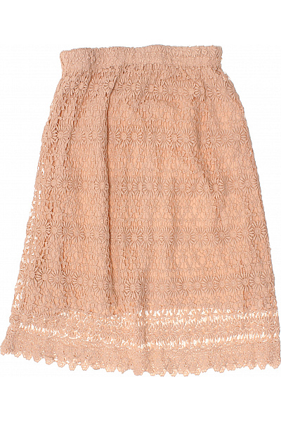 ZARA Dámské bavlněné letní midi sukně květinová romantická růžová Velikost l | ZARA | obrázek 3