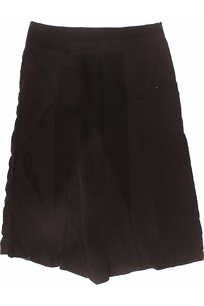 TAIFUN Dámská tmavě hnědá midi sukně volná business s kapsami Velikost 44 | TAIFUN | obrázek 2