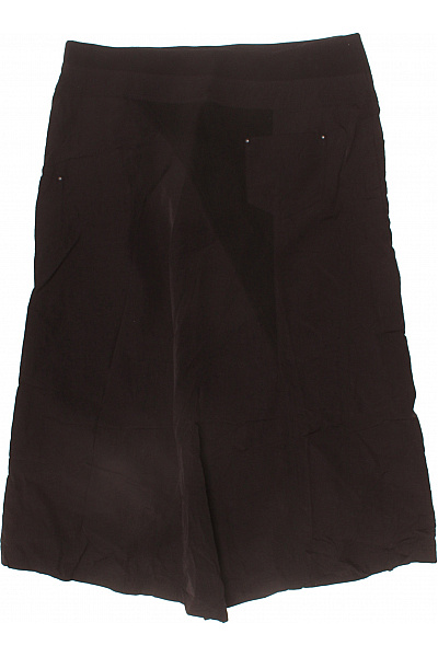 TAIFUN Dámská tmavě hnědá midi sukně volná business s kapsami Velikost 44 | TAIFUN | obrázek 3