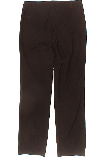COMMA Dámské oblekové hnědé rovné elegantní dlouhé kalhoty Vel. 36 | COMMA | obrázek 2