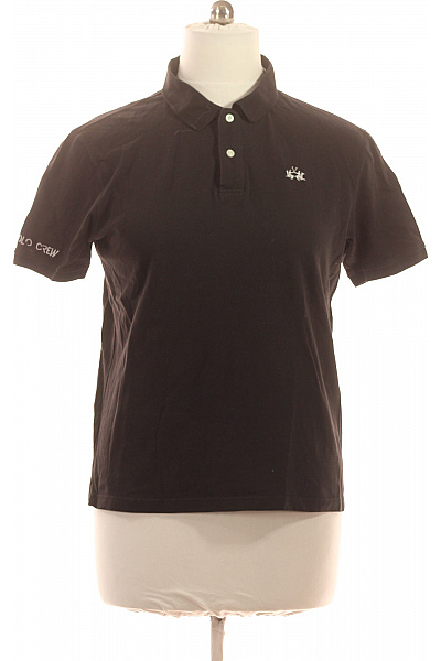 La Martina Polo tričko s krátkým rukávem a výšivkou jednobarevné bavlněné Vel. XL | La Martina | obrázek 2