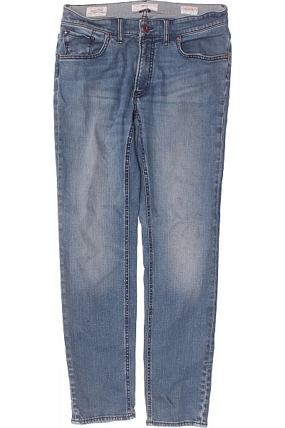 BRAX Dámské Modré Strečové Džíny Slim Fit Seprané S Kapsami Velikost M