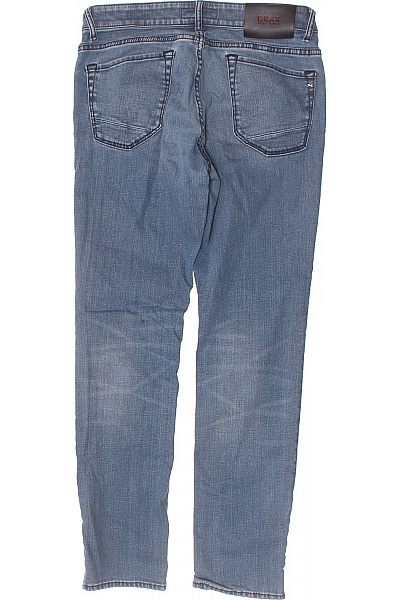 BRAX Dámské modré strečové džíny slim fit seprané s kapsami Velikost M | BRAX | obrázek 2