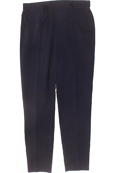 InWear Dámské Bavlněné Tmavě Modré Elegantní Rovné Kalhoty S Kapsami Velikost 38