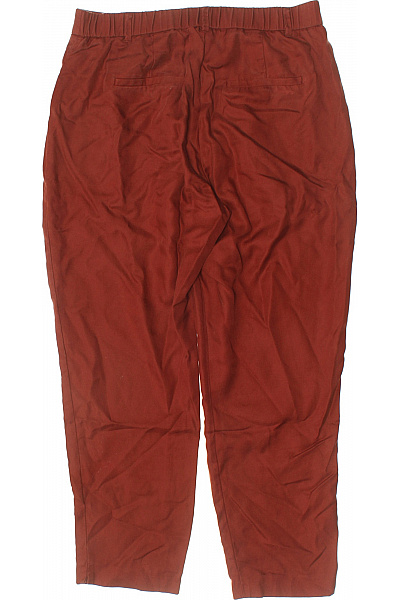 GERRY WEBER Dámské lyocellové kalhoty hnědé volné s puky ležérní s kapsami Velikost EU 40 | GERRY WEBER | obrázek 2