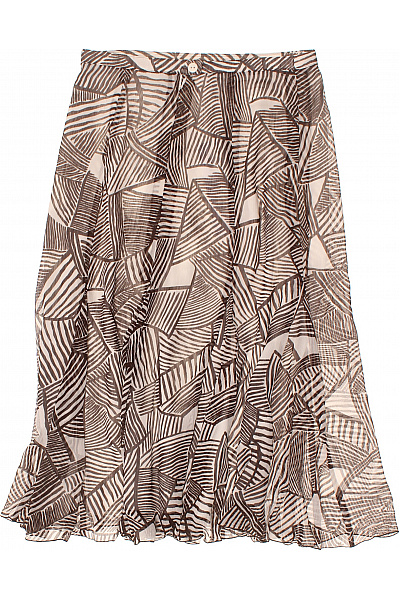 BASLER Dámská sukně midi vzorovaná průsvitná plisovaná Vel. 40 | BASLER | obrázek 3