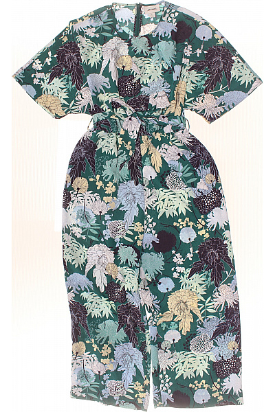 Monki zelený květinový overal s krátkým rukávem Velikost M | Monki | obrázek 2