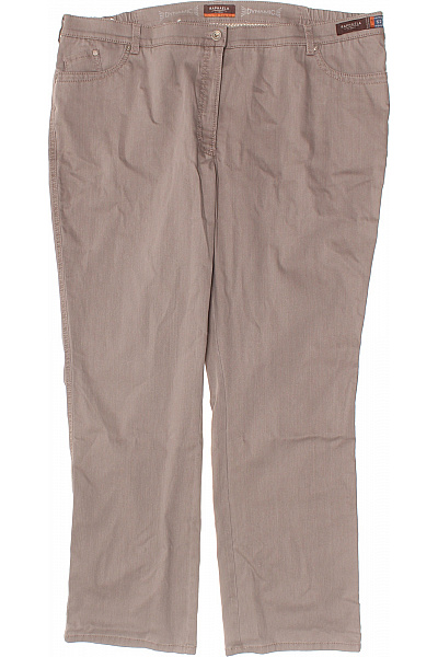 BRAX Dámské bavlněné volnočasové rovné kalhoty pohodlné s kapsami béžové Vel. 52 | BRAX | obrázek 2