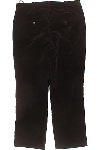 Zadig&Voltaire deluxe Dámské bavlněné manšestrové černé rovné kalhoty elegantní Velikost EU 36 | Zadig&Voltaire deluxe | obrázek 2