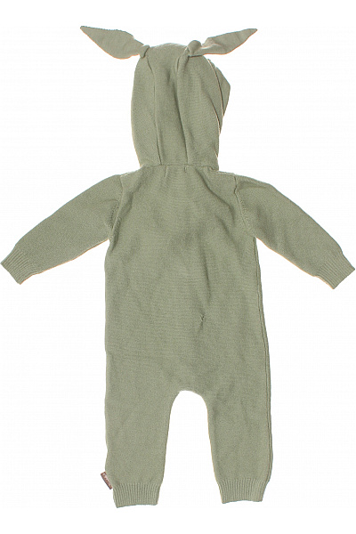 STERNTALER Vlněná dětská kombinéza zelená s kapucí a oušky Vel. 68 | STERNTALER | obrázek 2