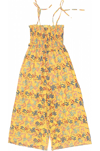asos dámský žlutý květovaný overal bez rukávů Velikost 38 | asos | obrázek 2