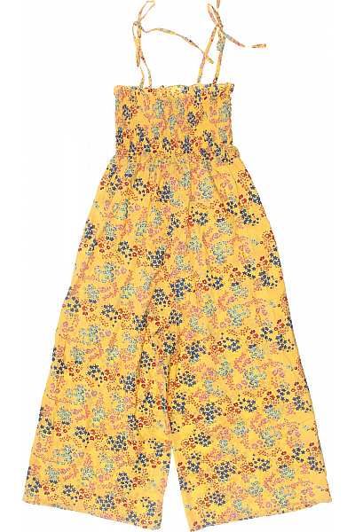 asos dámský žlutý květovaný overal bez rukávů Velikost 38 | asos | obrázek 3