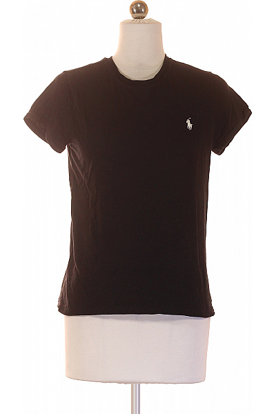 Ralph Lauren Dámské tričko s krátkým rukávem a výšivkou černé Velikost S | Ralph Lauren | obrázek 2