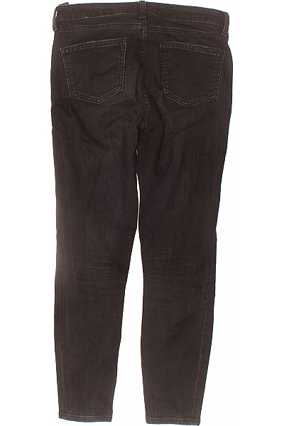 ZARA Dámské bavlněné černé skinny džíny strečové seprané Vel. 38 | ZARA | obrázek 2