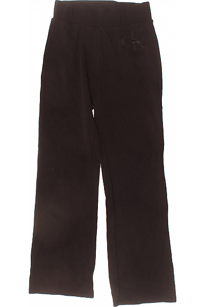 Calvin Klein Dámské Bavlněné Tepláky Hnědé Volné Pohodlné S Logem Velikost EU S