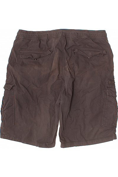 Pánské kraťasy cargo volnočasové hnědé s kapsami stahovací Vel. 38 | Unimoda | obrázek 2