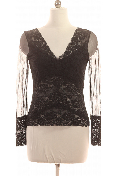 COLLECTION Dámská krajková halenka s dlouhým rukávem a výstřihem do V Velikost 38 | COLLECTION | obrázek 2