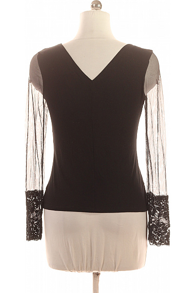 COLLECTION Dámská krajková halenka s dlouhým rukávem a výstřihem do V Velikost 38 | COLLECTION | obrázek 3