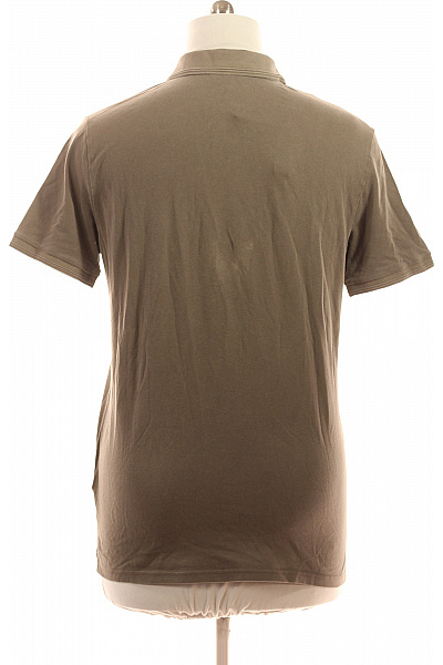 Woolrich Pánské bavlněné khaki polo tričko s krátkým rukávem a výšivkou basic Vel. XL | Woolrich | obrázek 2