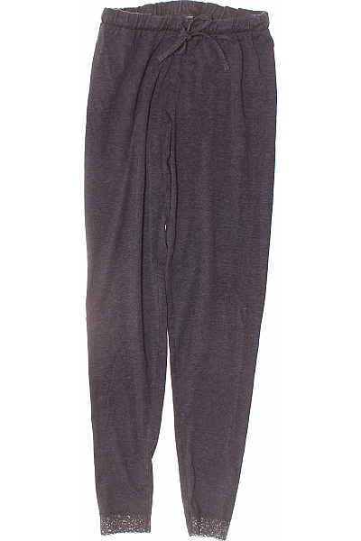 Asos Dámské šedé úpletové Tepláky Volné S Krajkou Na Doma Velikost Xs