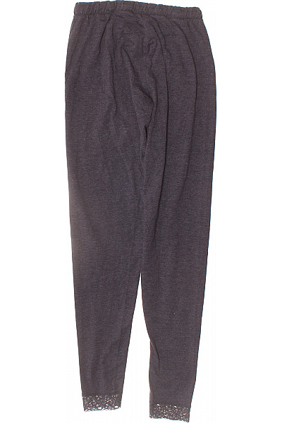 asos Dámské šedé úpletové tepláky volné s krajkou na doma Velikost xs | asos | obrázek 2