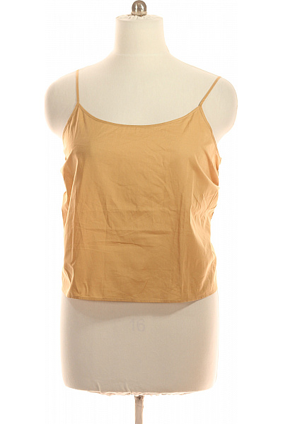 MARINA RINALDI Dámské bavlněné tílko bez rukávů letní béžové Vel. DE 46 | MARINA RINALDI | obrázek 2