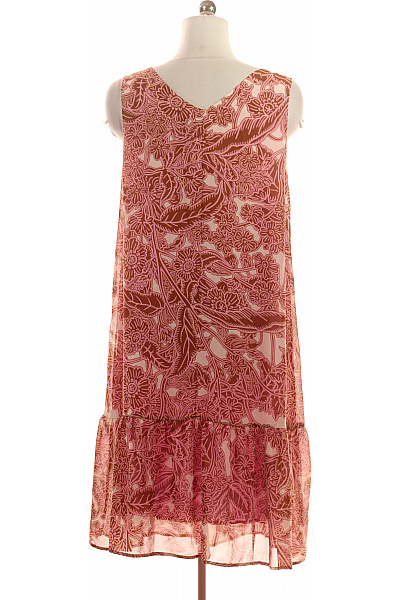 COMMA Dámské šaty bez rukávů polyester květované růžové krátké volné letní Vel. 42 | COMMA | obrázek 3