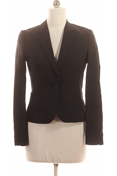 Hugo Boss Černé vypasované sako elegantní business jednořadé s jedním knoflíkem Vel. M | Hugo Boss | obrázek 2