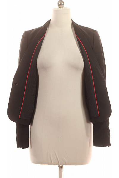 Hugo Boss Černé vypasované sako elegantní business jednořadé s jedním knoflíkem Vel. M | Hugo Boss | obrázek 4