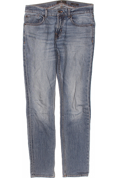 7 For All Mankind Pánské Bavlněné Modré Džíny Skinny Seprané Vel. 31