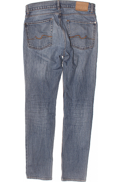 7 for all mankind Pánské bavlněné modré džíny skinny seprané Vel. 31 | 7 for all mankind | obrázek 2