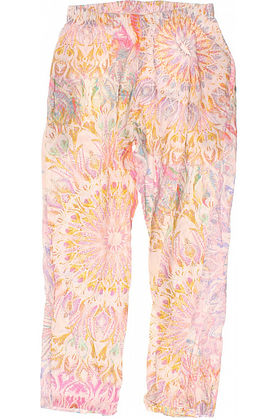 Dámské Kalhoty Volnočasové S Potiskem Bavlněné Modalové Velikost 36