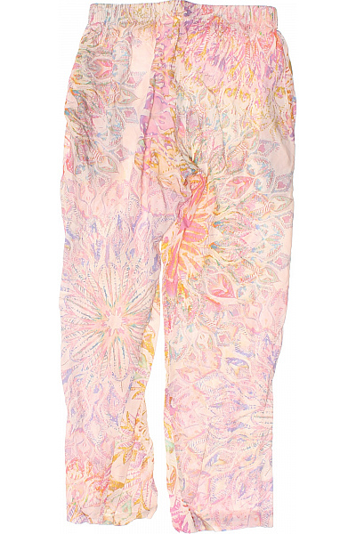 Dámské kalhoty volnočasové s potiskem bavlněné modalové Velikost 36 | Unimoda | obrázek 2