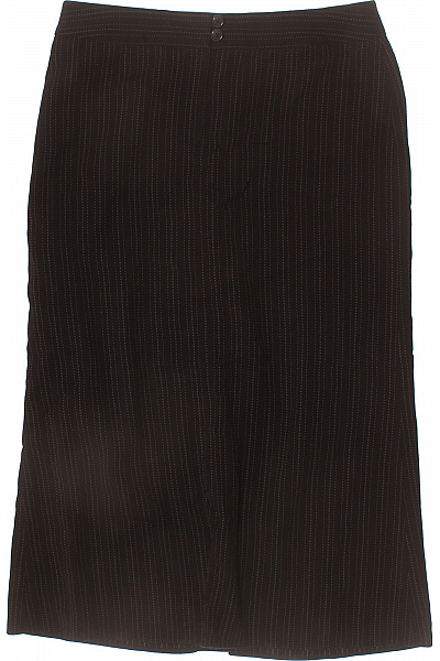 Next Dámská tmavá pouzdrová pruhovaná business sukně ke kolenům Vel. 44 | Next | obrázek 2