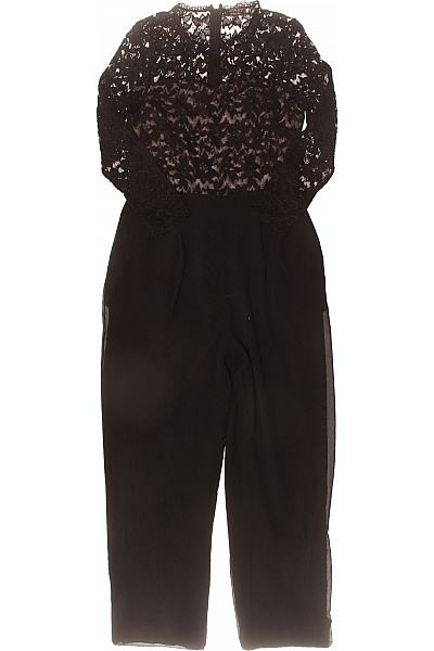 APART černé Krajkové Společenské Overaly S Dlouhým Rukávem Velikost 36