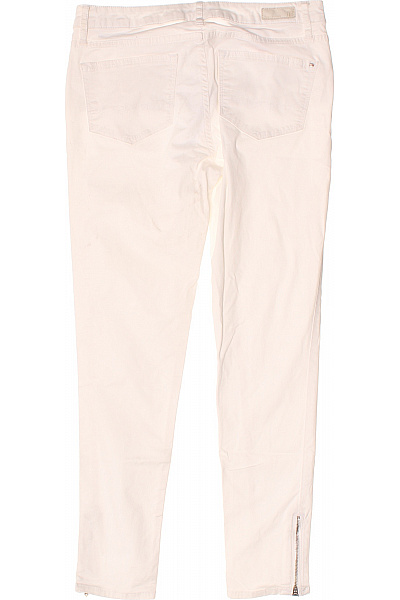 TOMMY HILFIGER Dámské bílé volnočasové kalhoty s zipem u kotníku Velikost 6 | TOMMY HILFIGER | obrázek 2