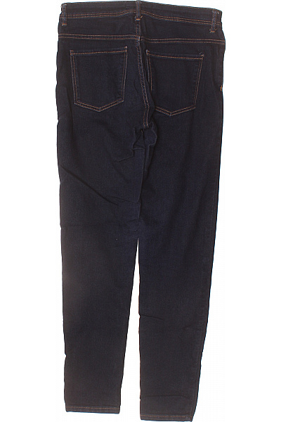 MANGO Dámské bavlněné tmavě modré skinny džíny strečové klasické Vel. 36 | MANGO | obrázek 2