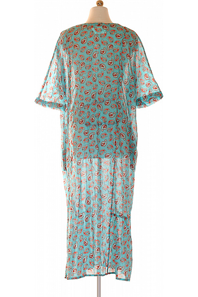 MARINA Dámské šaty s krátkým rukávem boho paisley letní volnočasové bavlněné Vel. 54 | MARINA | obrázek 3