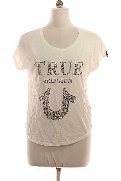True Religion Dámské Tričko S Krátkým Rukávem A Potiskem Velikost M