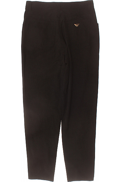 ARMANI Dámské černé polyesterové elegantní rovné s kapsami dlouhé Vel. 31 | ARMANI | obrázek 3