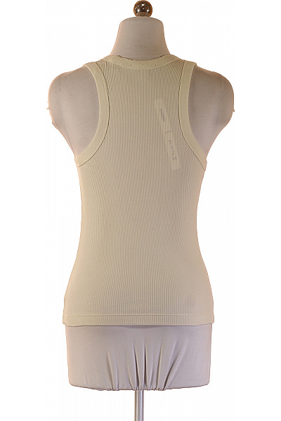 Scotch & Soda dámské béžové tílko bez rukávů s kulatým výstřihem žebrované basic Vel. S | Scotch & Soda | obrázek 2