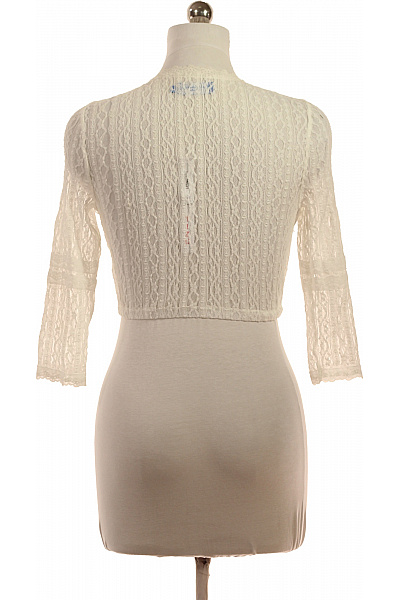 Trachtenmanufaktur Dámské bolerko s dlouhým rukávem vintage krajkové bílé Vel. 34 | Trachtenmanufaktur | obrázek 2