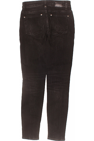 DRYKORN Dámské černé džíny seprané úzké rovné s vysokým pasem Velikost 27/34 | DRYKORN | obrázek 2