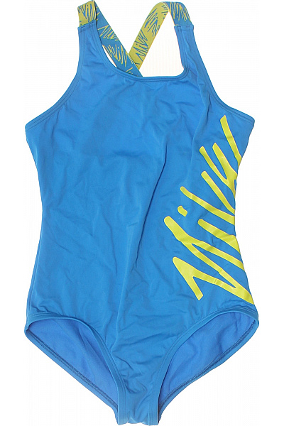 Nike dámské jednodílné plavky sportovní modré s potiskem Vel. EU M | Nike | obrázek 2