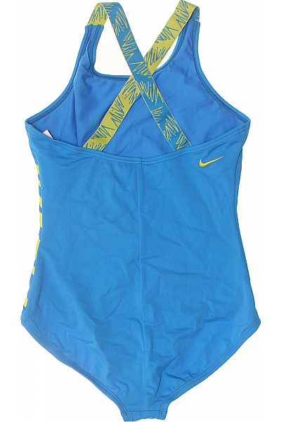 Nike dámské jednodílné plavky sportovní modré s potiskem Vel. EU M | Nike | obrázek 3