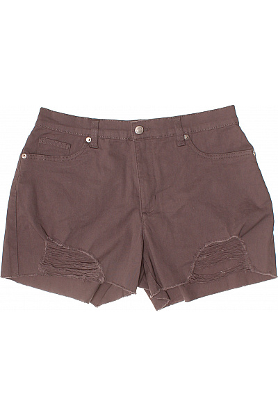 BONPRIX Dámské hnědé kraťasy volnočasové krátké s kapsami Vel. IT 48 | BONPRIX | obrázek 2